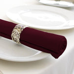 Pegasus Textiles ORCHID Premier Burgundy Napkins Linen