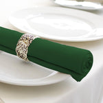 Pegasus Textiles ORCHID Premier Dark Green Napkins Linen