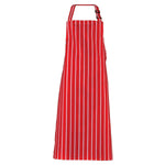 Pegasus 100% PVC Red and White Strip Butchers Aprons