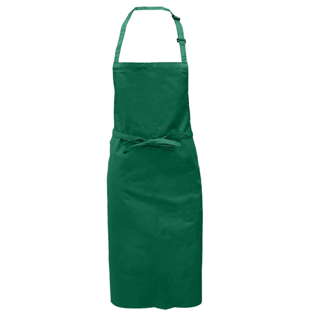 Pegasus Bib Aprons with Adjustable Halter - Bottle Green