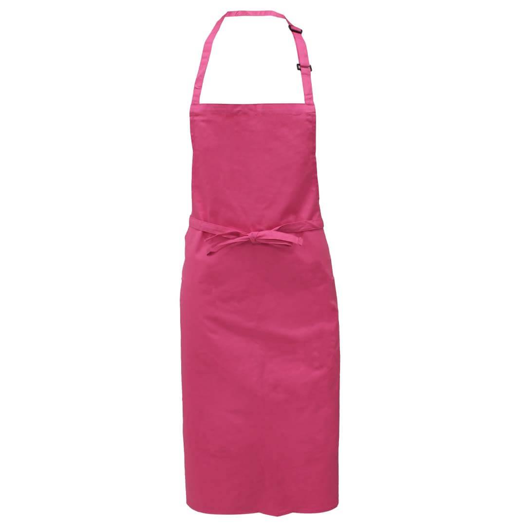 Pegasus Bib Aprons with Adjustable Halter - Hot Pink