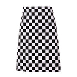 Pegasus Black White Checkerboard Waist Aprons