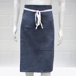 Pegasus Aprons Grey Waist Apron with Pocket on Model
