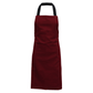 Pegasus Aprons Marron Apron with Contrast Strap Isolated