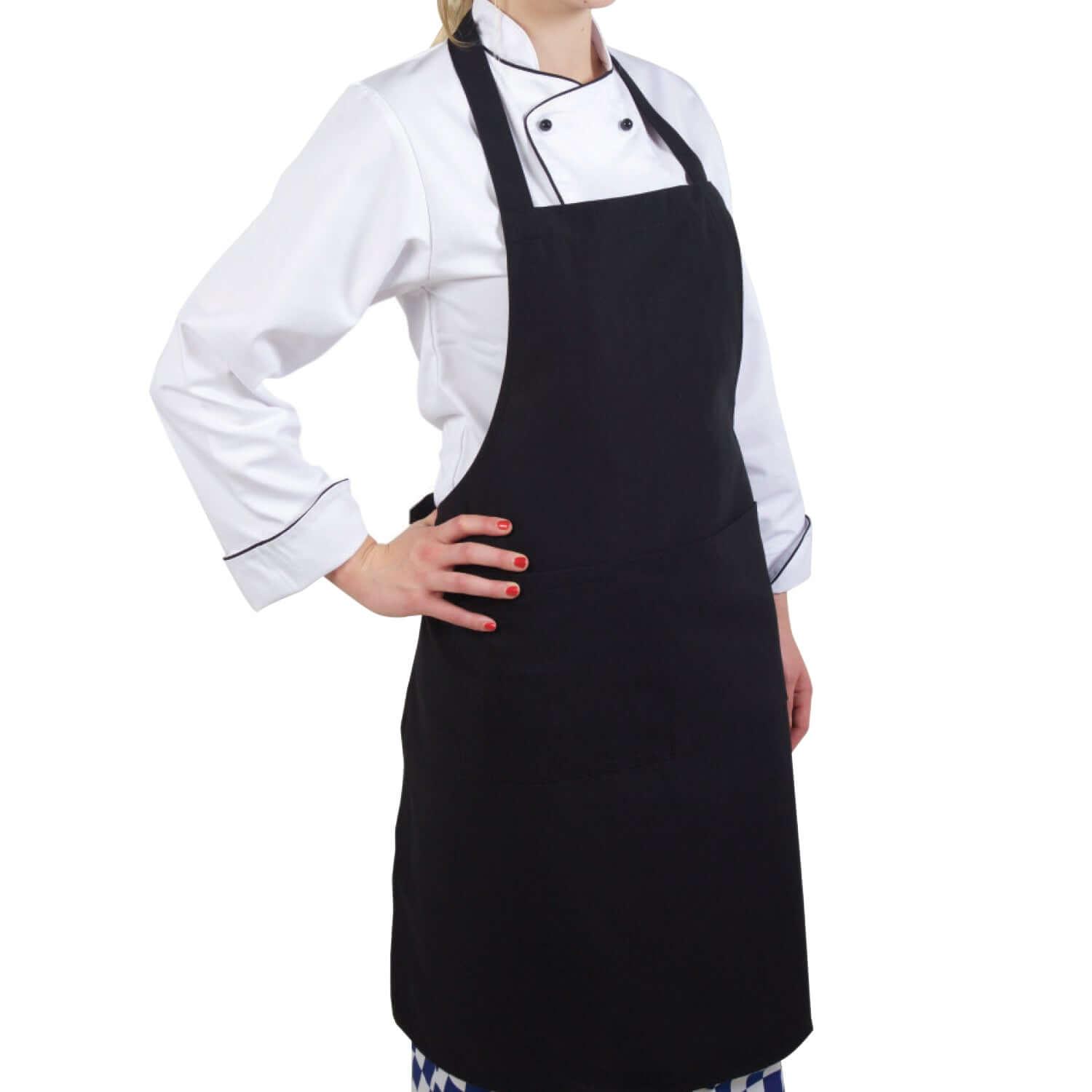 Pegasus Standard Black Bib Aprons