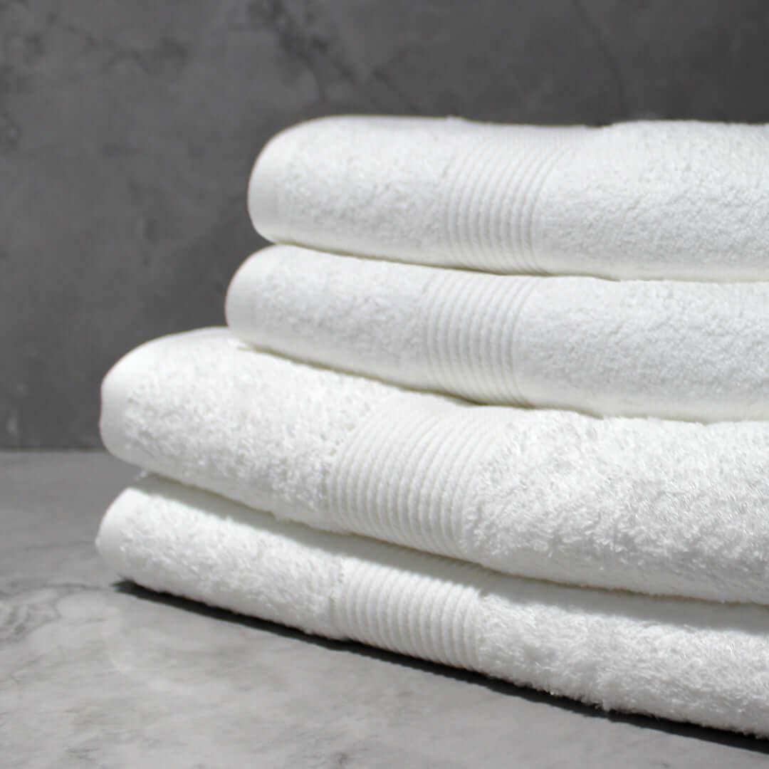 Pegasus Textiles Oasis Luxury Hotel & Spa Quality White Towels - 600gsm
