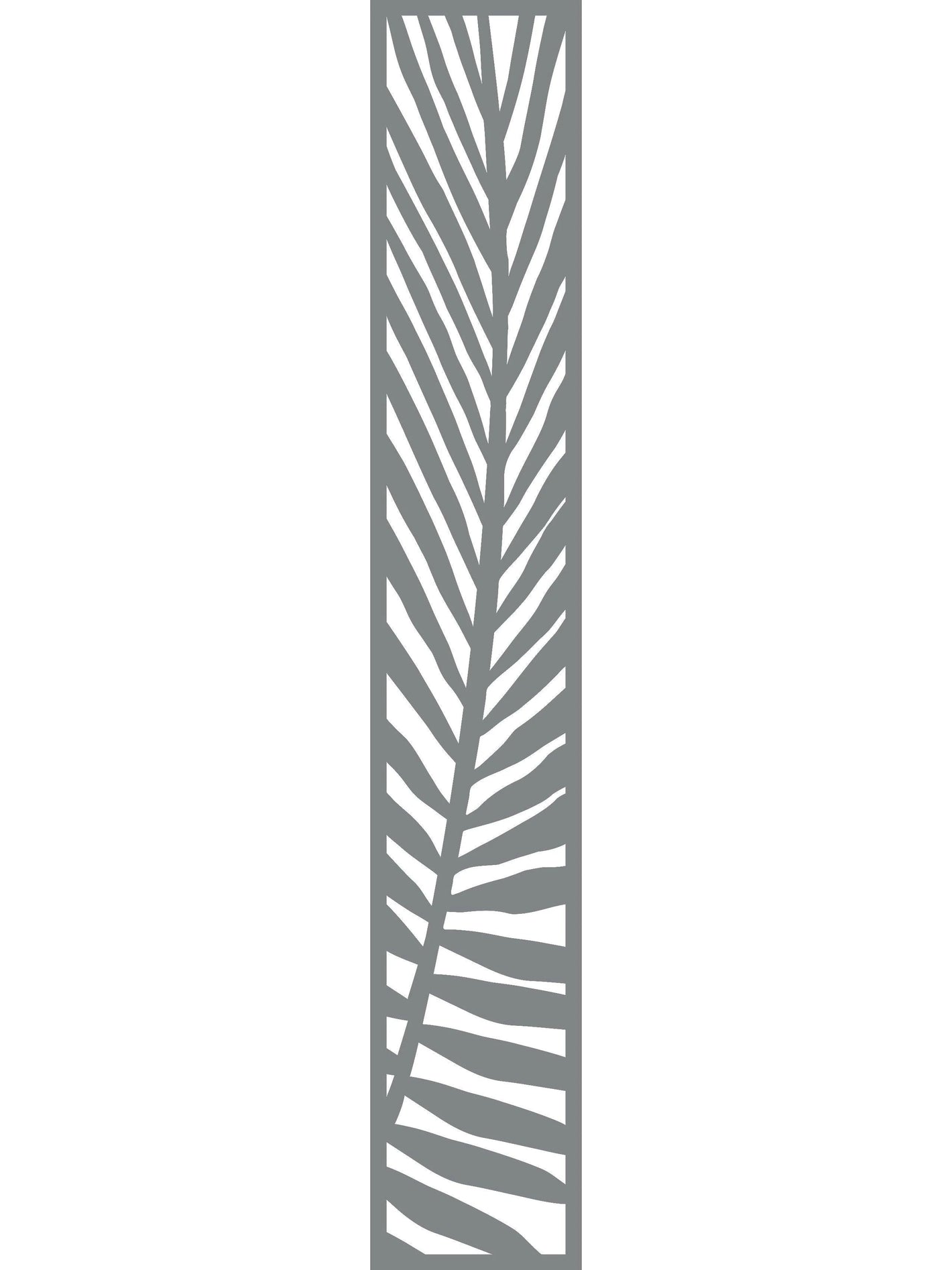 Pegasus Frond Trellis Grey - 16MM