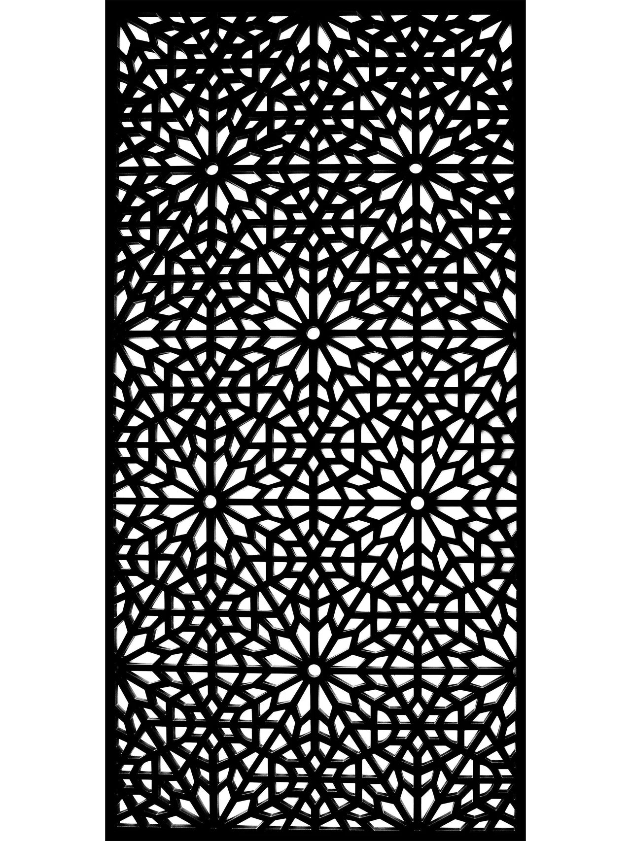 Pegasus Arabesque Pattern 1 Large Screen Black