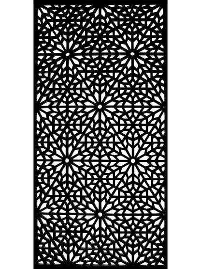 Pegasus Arabesque Pattern 1 Large Screen Black