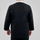 Pegasus Chefwear Black Long Sleeve Chef Jackets with White Stripe