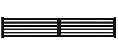 Pegasus Slat Trellis Black (180x30)