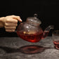 Glass Infuser Teapot - Round Pearl - 800ml - Pegasus Group UK
