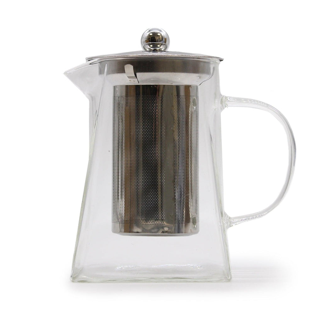 Glass Infuser Teapot - Tower Shape - 750ml - Pegasus Group UK