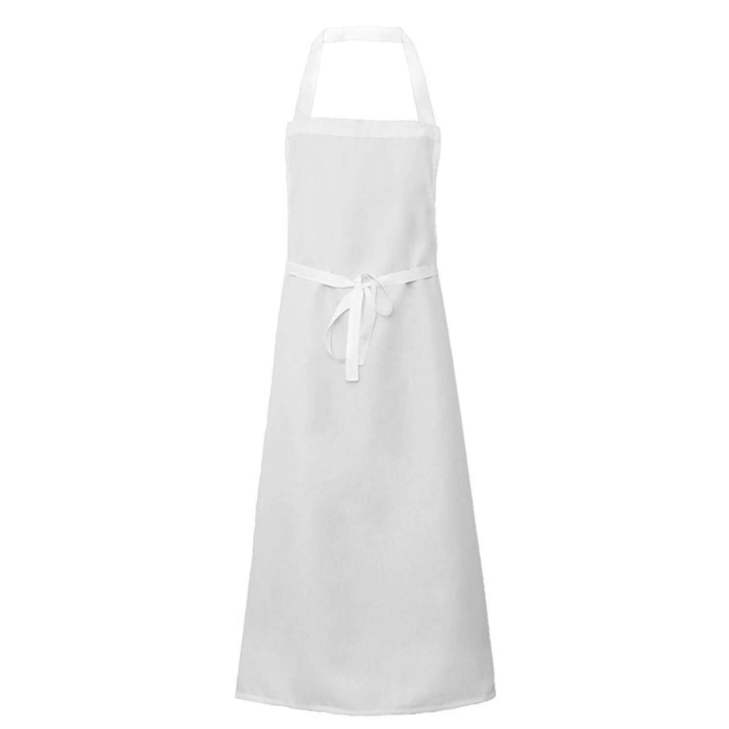 Pegasus Aprons Standard White Bib Apron