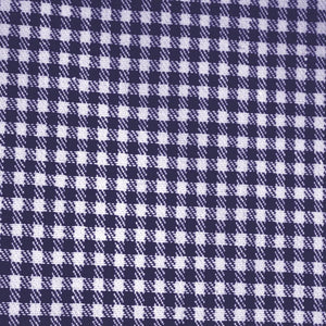 Chef Trousers Blue and White Gingham pattern close-up