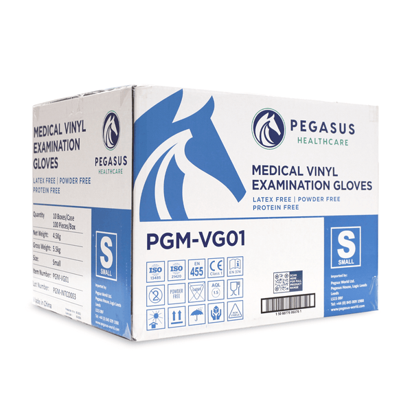 Pegasus Healthcare Clear Vinyl Examination Gloves Case - Small