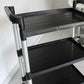 Pegasus Professional Large Utility 3-Tier Rolling Trolley Shelves Close up