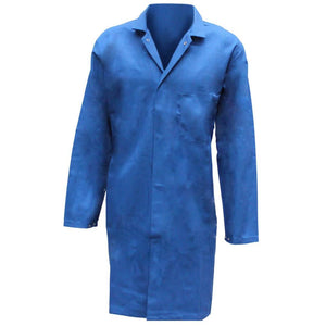 Pegasus Textiles Long Blue Work Coat isolated