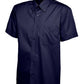 Pegasus Uniform Mens Pinpoint Oxford Short Sleeve Shirt - Navy Blue