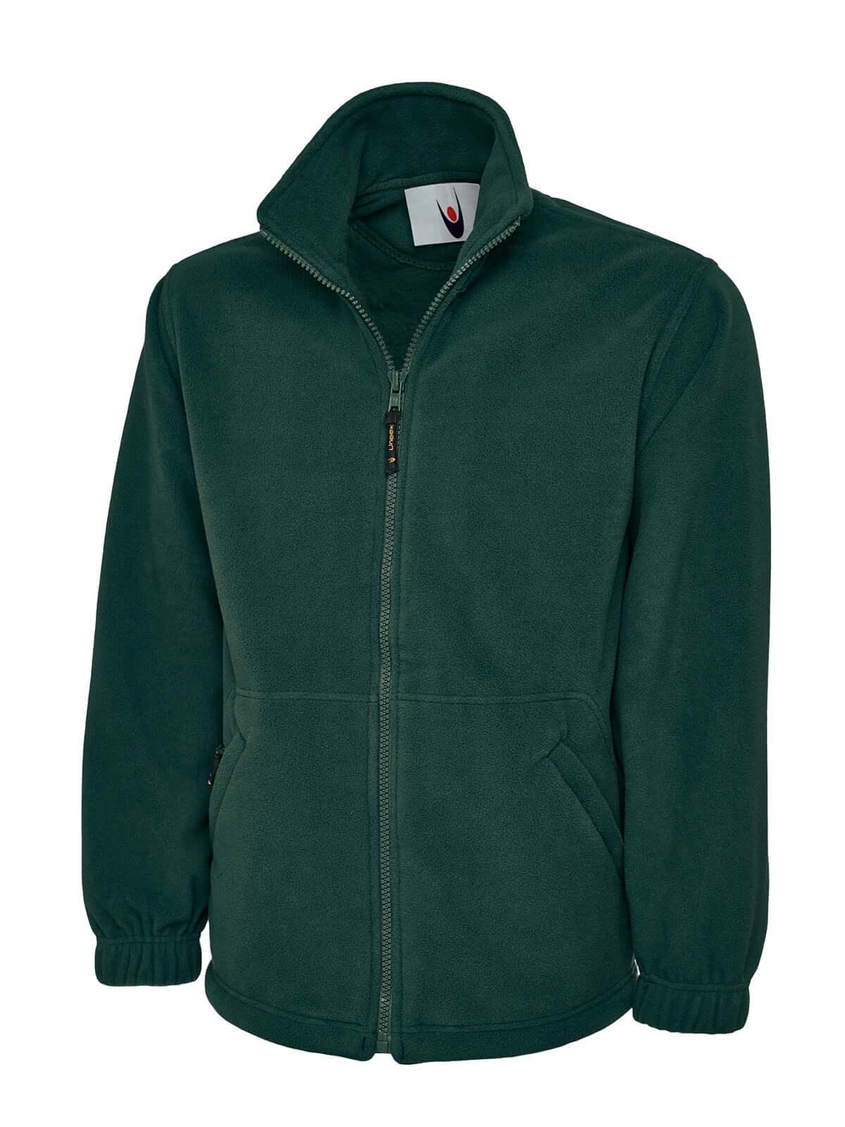 Pegasus Uniform Premium Full Zip Micro Fleece Jacket - Green Bottle