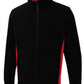 Pegasus Uniform Two Tone Full Zip Fleece Jacket - Black & Red