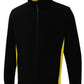 Pegasus Uniform Two Tone Full Zip Fleece Jacket - Black & Yellow
