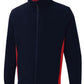 Pegasus Uniform Two Tone Full Zip Fleece Jacket - Navy Blue & Red